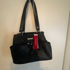 Rosetti Elegant Black Shoulder Bag